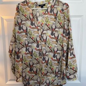 Alfani blouse bird